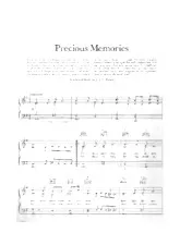 télécharger la partition d'accordéon Presious Memories (Chant : Tennessee Ernie Ford) (Slow Ballade) au format PDF