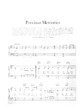 scarica la spartito per fisarmonica Presious Memories (Chant : Tennessee Ernie Ford) (Slow Ballade) in formato PDF