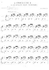 scarica la spartito per fisarmonica Prélude 1 (from Clavecin bien tempéré) (Arrangement : Léo Laurent) in formato PDF