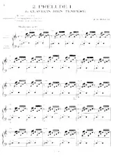 télécharger la partition d'accordéon Prélude 1 (from Clavecin bien tempéré) (Arrangement : Léo Laurent) au format PDF