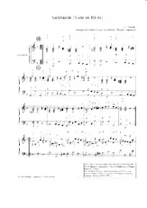 télécharger la partition d'accordéon Sarabande (Suite en Ré m) ( Arrangement pour l'accordéon de Philippe Coquemont) au format PDF