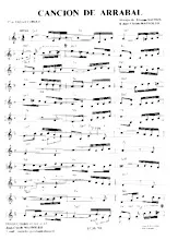 télécharger la partition d'accordéon Cancion de arrabal (Tango Typique) au format PDF