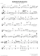 descargar la partitura para acordeón Bonheur en boléro en formato PDF