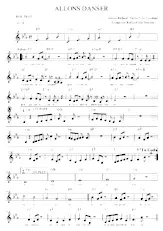 télécharger la partition d'accordéon Allons danser (Fox Trot) au format PDF