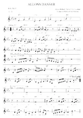 descargar la partitura para acordeón Allons danser (Fox Trot) en formato PDF