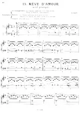 télécharger la partition d'accordéon Rêve d'amour (Arrangement : Léo Laurent) (Slow Rock) au format PDF