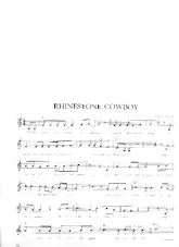télécharger la partition d'accordéon Rhinestone Cowboy (Arrangement : Frank Rich) (Chant : Glen Campbell) (Rumba) au format PDF