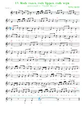 download the accordion score Rode rozen, rode lippen, rode wijn (Rote rosen, rote lippen, rote wein)  in PDF format