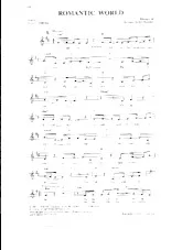 télécharger la partition d'accordéon Romantic World (Chant : Dana Dawson) (Disco Rock) au format PDF