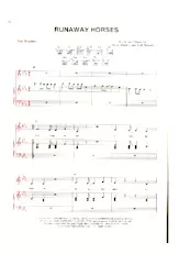 download the accordion score Runaway horses (Chant : Belinda Carlisle) (Disco Rock) in PDF format