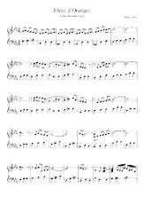 scarica la spartito per fisarmonica Fleur d'Oranger (Valse Romantique) in formato PDF