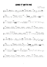 télécharger la partition d'accordéon Sign it with me (Pop Ballad) au format PDF