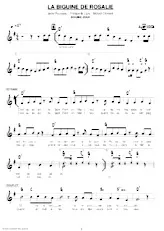 descargar la partitura para acordeón La biguine de Rosalie (Biguine Zouk Chantée) en formato PDF