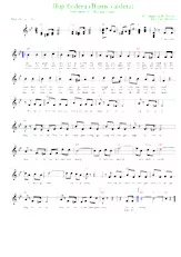 télécharger la partition d'accordéon Hup faldera (Bums valdera) (Arrangement : Luc Markey) (Chant : Olympia Zusjes) (Marche) au format PDF