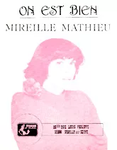 télécharger la partition d'accordéon On est bien (Only you) (Chant : Mireille Mathieu) au format PDF