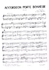 descargar la partitura para acordeón Accordéon porte bonheur (Boléro) en formato PDF