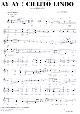 descargar la partitura para acordeón Ay Ay Cielito Lindo (Valse Mexicaine) en formato PDF