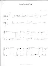 scarica la spartito per fisarmonica Santa Lucia (Arrangement : Gary Meisner) (Valse Lente) in formato PDF