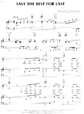 télécharger la partition d'accordéon Save the best for last (Chant : Vanessa Williams) (Slow Rumba) au format PDF