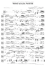 download the accordion score Nostalgia notte (Tango) in PDF format