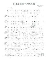download the accordion score Fleur d'amour in PDF format