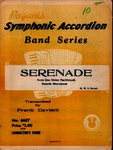 télécharger la partition d'accordéon Serenade 4th Movement au format PDF