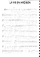 descargar la partitura para acordeón La vie en madison en formato PDF