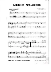 télécharger la partition d'accordéon Marche Wallonne au format PDF