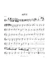 download the accordion score Azul (blues) (mél. acc. paroles et trad. fr.) in PDF format