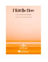 descargar la partitura para acordeón I will be here en formato PDF