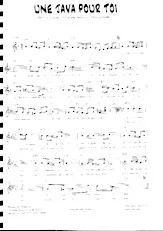 descargar la partitura para acordeón Une java pour toi en formato PDF