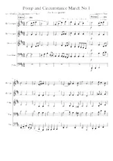 download the accordion score Pomp and Circumstance March No.1 / Quintet Brass (Parties Cuivres) in PDF format