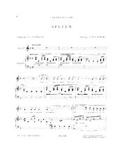descargar la partitura para acordeón Spleen en formato PDF