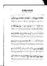 télécharger la partition d'accordéon Toreador (from Bizet's opera  au format PDF