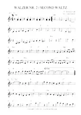télécharger la partition d'accordéon Second Waltz nr 2 au format PDF