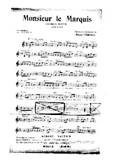 descargar la partitura para acordeón MONSIEUR LE MARQUIS en formato PDF