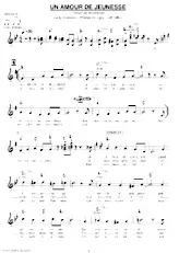 download the accordion score UN AMOUR DE JEUNESSE - trésor de tendresse in PDF format