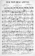 download the accordion score SUR MON BEAU CHEVAL in PDF format
