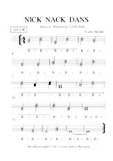 download the accordion score NICK NACK DANS in PDF format