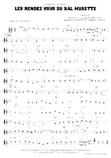 descargar la partitura para acordeón Les rendez-vous du bal musette en formato PDF