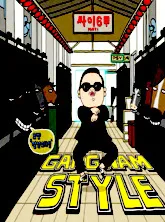 download the accordion score Gangnam style in PDF format