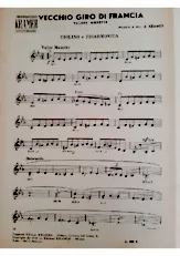 descargar la partitura para acordeón Vecchio giro di Francia en formato PDF