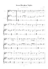 download the accordion score Seven drunken nights in PDF format