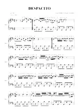 download the accordion score Despacito in PDF format