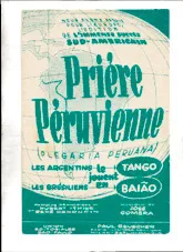 scarica la spartito per fisarmonica Prière Péruvienne (orchestration complète) in formato PDF