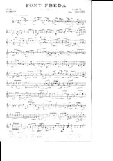 descargar la partitura para acordeón Font freda en formato PDF