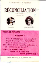 descargar la partitura para acordeón Réconciliation en formato PDF