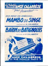 télécharger la partition d'accordéon Baïon des Batignolles (orchestration) au format PDF