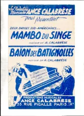 scarica la spartito per fisarmonica Baïon des Batignolles (orchestration) in formato PDF