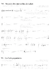 download the accordion score AU PAYS DES MERVEILLES DE JULIET (relevé n° 94) in PDF format